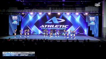 Cheer Factor - DESTINY [2026 L2 Junior - Small Day 1] 2026 Athletic Championships Grand Nationals
