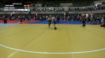 155 lbs Quarterfinal - Huck Hines, Victory School Of Wrestling vs Henry Neisius, Rosemount Irish Wrestling