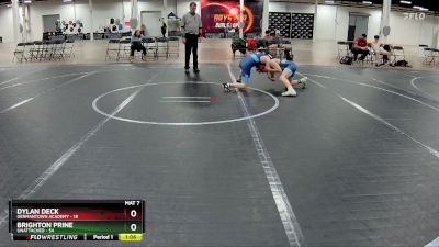 100 lbs Round 3 - Brighton Prine, Unattached vs Dylan Deck, Germantown Academy