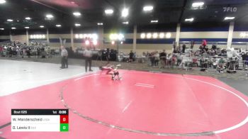 66 lbs Consolation - Waylon Manderscheid, Legacy Elite vs Dante Lewis II, Silverback WC