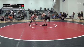 215 lbs Round 5 - Ryder Simmons, Van Buren County vs Beau Wagner, Fort Madison JV