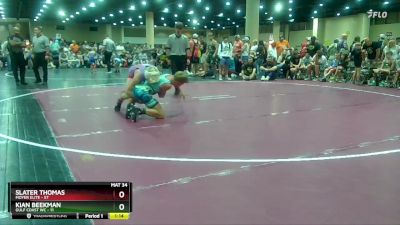 116 lbs Round 4 (8 Team) - Slater Thomas, Moyer Elite vs Kian Beekman, Gulf Coast WC