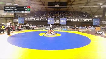 Girls 3A 190 lbs 1st Place Match - Jasia Fuamatu, Mount Tahoma (Girls) vs Corrie Collins, Highline (Girls)