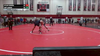 174 lbs Champ. Round 1 - Leif Larwin, Unattached vs Kylan Guerra, Eastern Oregon University (OR)