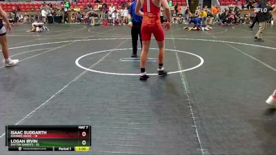 140 lbs Semis (4 Team) - Isaac Suddarth, Hoosier Havoc vs Logan Irvin, Dayton Bandits