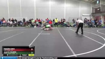 152 lbs Round 1 (8 Team) - Mason Liska, Iowa White vs Kadyn Sauers, South Dakota Mania