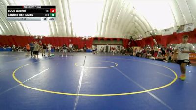 113 lbs Finals (2 Team) - Zander Baehnman, Team Blue vs Bode Walker, Team Red