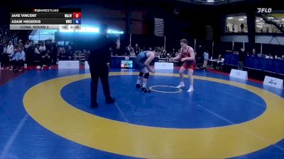 80kg Cons. Round 2 - Jake Vincent, Newfoundland & Labrador WC vs Adam Hegedus, Westwind Wrestling Club