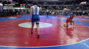 1-5A 145 Quarterfinal - Lena Johannson, Weaver vs Raelyn Lovold, Escambia County