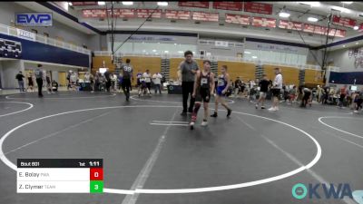 85 lbs Round Of 16 - Everett Bolay, Perry Wrestling Academy vs Zydyn Clymer, Team Guthrie Wrestling