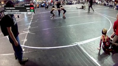 47-50 lbs Semifinal - Lainey Gompert, Mitchell Wrestling Club vs Ava Buchli, Meridian Mustang Wrestling Club