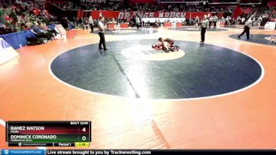 3A 144 lbs Cons. Round 2 - RaMez Watson, Pekin vs Dominick Coronado, Yorkville (H.S.)