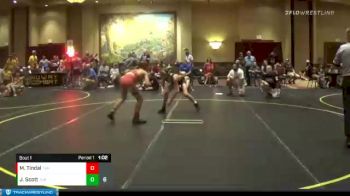 100 lbs Round 1 (3 Team) - Maddux Tindal, The Untouchables Purple vs Jaxon Scott, The Untouchables Black