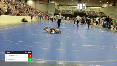 76 lbs Semifinal - Lat Laturell, Georgia vs Jayce Brown, Rockmart Takedown Club