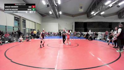 80 lbs Rr Rnd 5 - Grace Wehmer, Sassie Lassies FIWC vs Austyn Holtry, Lady Assassins