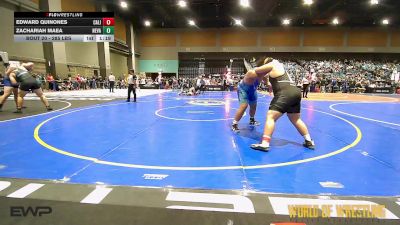 285 lbs Round Of 32 - Edward Quinones, California Grapplers vs Zachariah Maea, Nevada G'rage