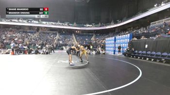 1A/2A 138 Quarterfinal - Shane Mangroo, Rosewood High School vs Brandon Orduna, Alleghany