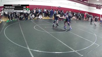 190 lbs Champ. Round 2 - Miles Brown, Corona Del Sol High School vs Dillan Taylor, SLAM! NEVADA
