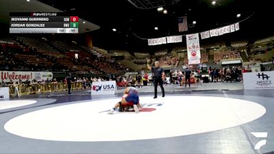 Cadet Boys Lower - 113 lbs Cons. Round 3 - Jeovanni Guerrero, Silver Creek WC vs Jordan Gonzalez, Brigade Wrestling Club