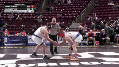 285 lbs 7th Place - Philup Rearick, Armstrong vs Kaleb Britting, Conrad Weiser