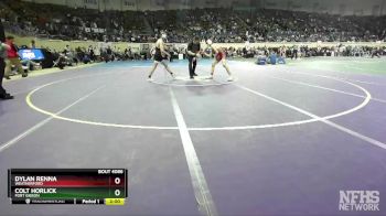 4A-106 lbs Cons. Round 1 - Colt Horlick, Fort Gibson vs Dylan Renna, Weatherford