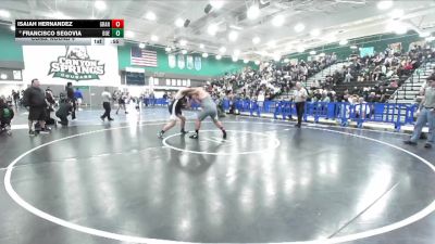 285 lbs Cons. Round 4 - Francisco Segovia, Buena vs Isaiah Hernandez, Granite Hills