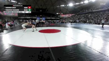 Boys 4A 144 lbs Cons. Semi - Andrew Gray, Battle Ground vs Trenton Vasquez, Moses Lake