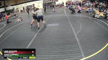 100 lbs Round 3 - Wyatt Campbell, Dixie Hornets vs Jase Sutcliffe, Gaston Grizzlies