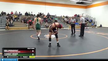 JV Boys-5 lbs Round 4 - Forrest Weger, Cedar Rapids Kennedy vs Ben Wernimont, Epworth, Western Dubuque