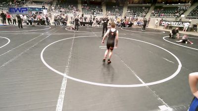 70 lbs Quarterfinal - CJ Villanueva, Coweta Tiger Wrestling vs Ryder Hatcher, Harrah Little League Wrestling