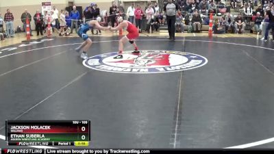 105 lbs Champ. Round 1 - Ethan Suberla, Askren Wrestling Academy vs Jackson Molacek, Willmar