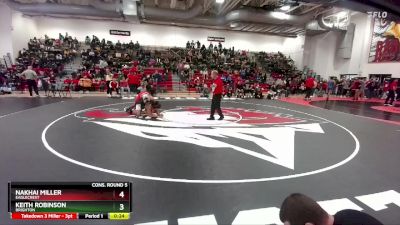 215 lbs Cons. Round 5 - Nakhai Miller, Eaglecrest vs Keith Robinson, Brighton