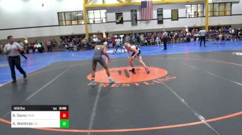 125C lbs Rr Rnd 1 - Braeden Davis, Penn State vs Ariel Waldman, Liu
