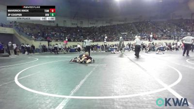 70 lbs Consolation - Briar Potter, Cushing vs Kaden Lozano, Weatherford Youth Wrestling