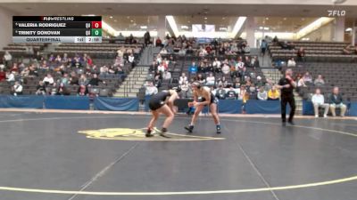 145 lbs Quarterfinal - Valeria Rodriguez, Quincy vs Trinity Donovan, Quincy