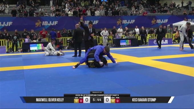 Keci Bakari Stomp vs Maxwell Oliver Kelly 2026 European Jiu-Jitsu