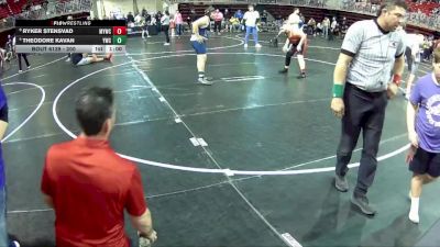 200 lbs Champ. Round 1 - Ryker Stensvad, McCook Youth Wrestling Club vs Theodore Kavan, York Wrestling Club