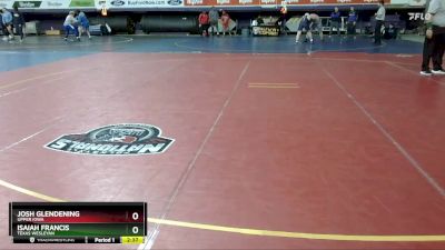 197 lbs Quarterfinal - Isaiah Francis, Texas Wesleyan vs Josh Glendening, Upper Iowa