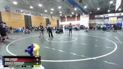 190 lbs Champ. Round 1 - Mike Lozano, Sonora (La Habra) vs Enrique Rodriguez, Golden Valley (Bakersfield)