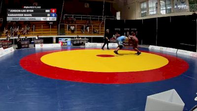 125kg Quarterfinal - Jordon-Lee Byer, Montreal Wrestling Club vs Karanveer Mahil, Coast RTC