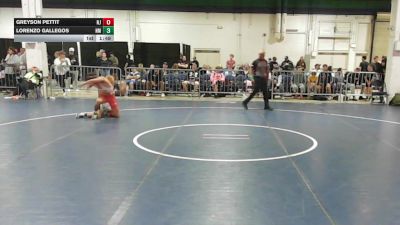 132 lbs Round Of 128 - Greyson Pettit, NJ vs Lorenzo Gallegos, NM
