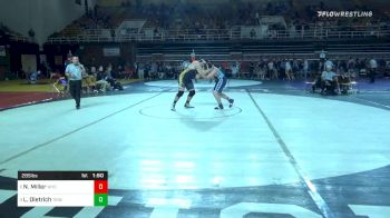 285 lbs Quarterfinal - Nate Miller, Wyoming Seminary vs Liam Dietrich, Trinity-pawling School