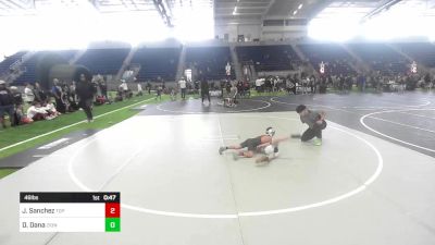 46 lbs Quarterfinal - Javier Sanchez, Top Dog WC vs David Dana, Zion Thunder WC