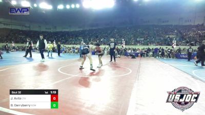 100 lbs Round Of 16 - Jude Avila, Central Texas Wrestling Club vs Blaine Derryberry, Team Nomad