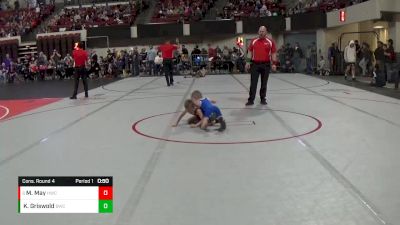 46 lbs Cons. Round 4 - McCoy May, Helena Wrestling Club vs Karsyn Griswold, Butte Wrestling Club