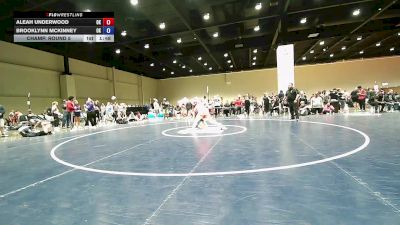 190 lbs Champ. Round 5 - Aleah Underwood, OK vs Brooklynn McKinney, OK