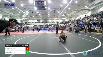 55 lbs Rr Rnd 2 - Eli Zarnke, Hilldale Youth Wrestling Club vs Allister Hunter, Owasso Takedown Club