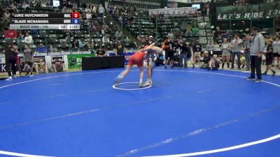 140 lbs Champ. Round 3 - Luke Hutchinson, Moyer Elite vs Slade McNamara, Big Game Wrestling Club