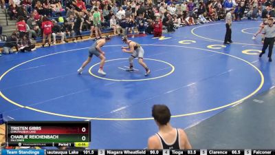 160 lbs Cons. Round 3 - Tristen Gibbs, Chautauqua Lake vs Charlie Reichenbach, Falconer