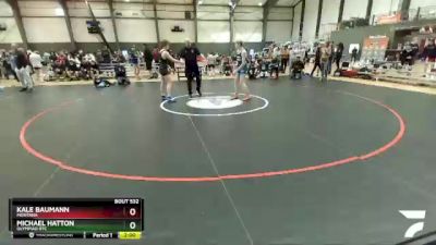 152 lbs Semifinal - Kale Baumann, Montana vs Michael Hatton, Olympiad RTC